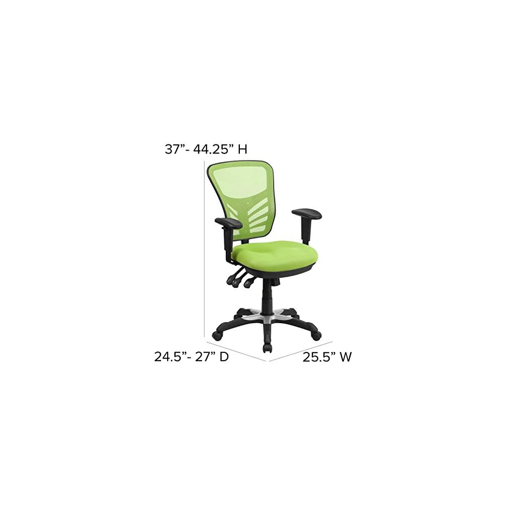 Home Office Desk Chair, Leather Ergonomic Computer Chair with Wheels, Adjustable Height Rolling Swivel Executive Chair, Camel Brown
