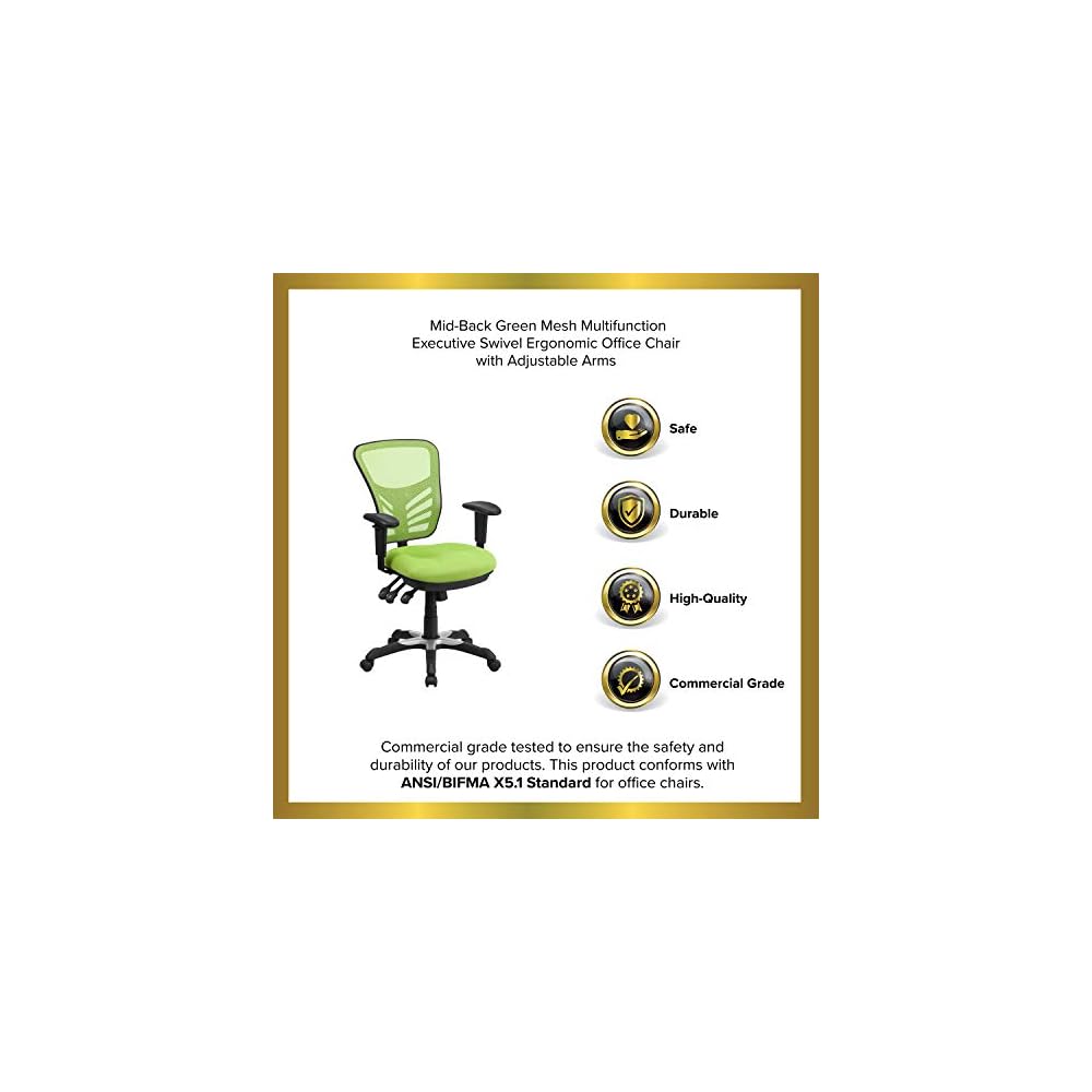Home Office Desk Chair, Leather Ergonomic Computer Chair with Wheels, Adjustable Height Rolling Swivel Executive Chair, Camel Brown
