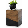 Signature Design by Ashley Accent End Table, Trailbend, Brown/Gunmetal